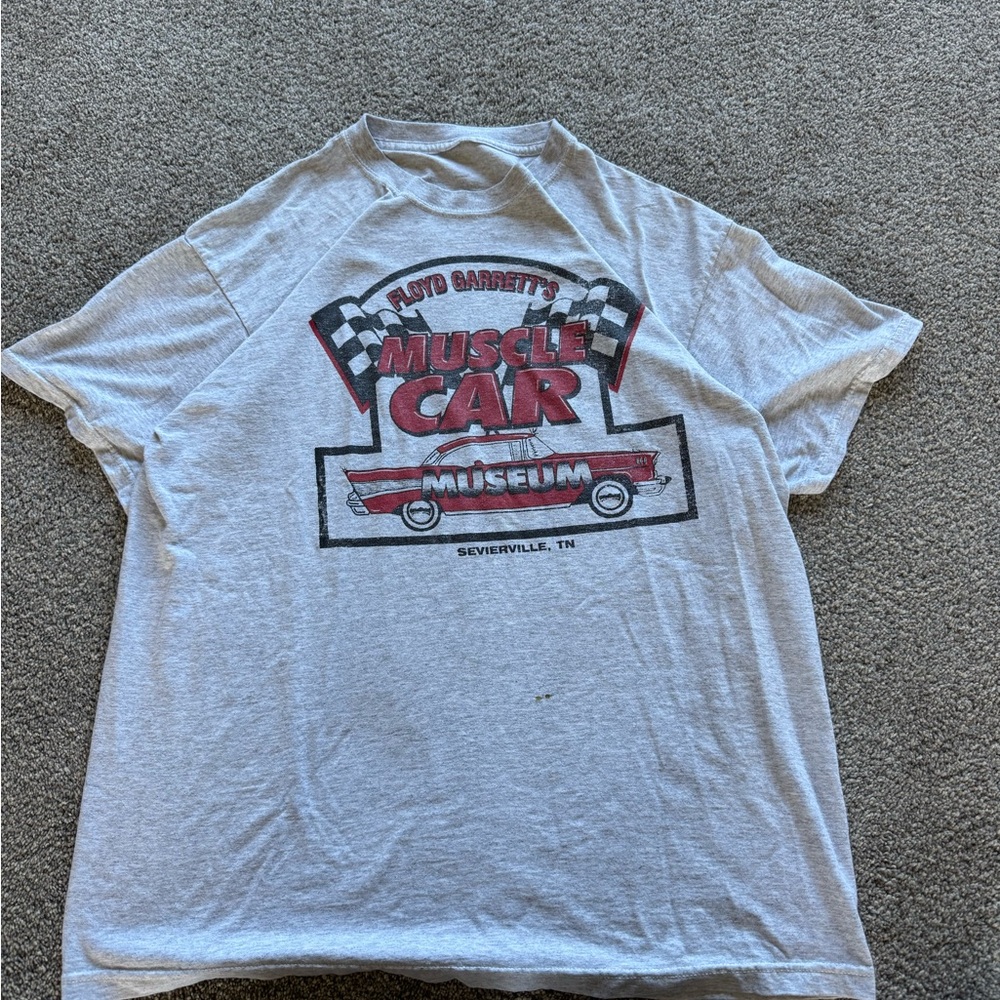 Gray Muscle Car Museum T-Shirt